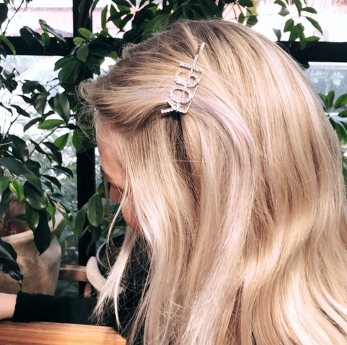 Yogi diamante beaded hair clip - Grounded Factory - Modalova