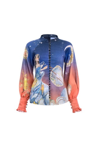 Starlit Mother Blouse - JUSTIN TONG - Modalova