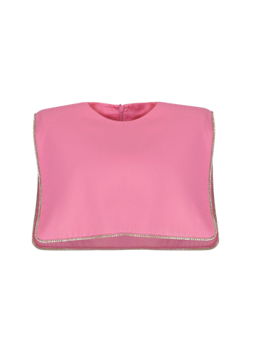 Pink Rhinestone Collar - F.ILKK - Modalova