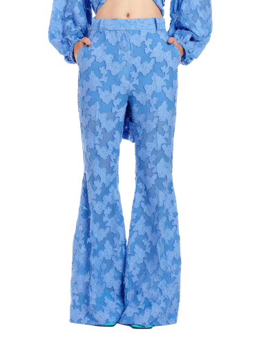Uho Flared Pants - Violet - EENK - Modalova