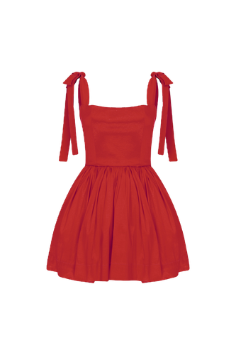 Sibby Mini Dress in Rouge - Nazli Ceren - Modalova