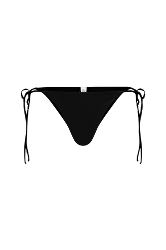 Bahia Bikini with Pearl in Black - Bottom - Sara Cristina - Modalova