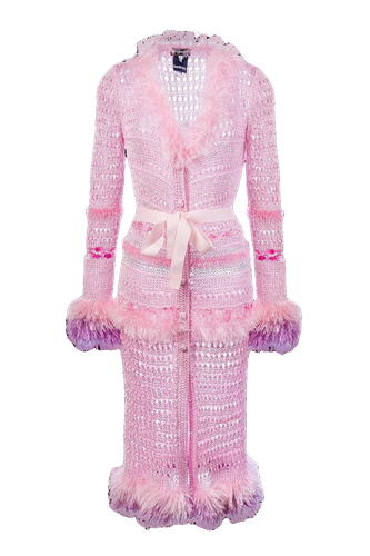 Monroe Handmade Knit Cardigan-dress - ANDREEVA - Modalova