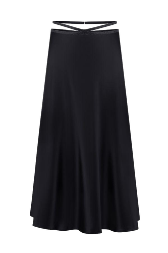 Silk Skirt Midi - NUÉ - Modalova
