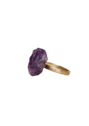 KARR AMETHYST GEMSTONE RING - Andrea Iyamah - Modalova