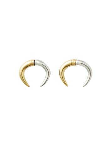 Crescent earrings - Gold/Silver - POEM Objects - Modalova