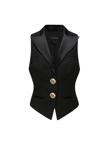 Diana Vest (Black) - Nana Jacqueline - Modalova