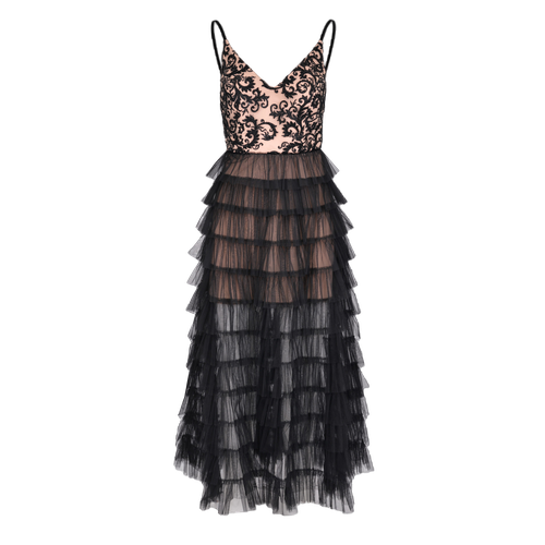 Tulle dress with beaded corset - Lily Was Here - Modalova