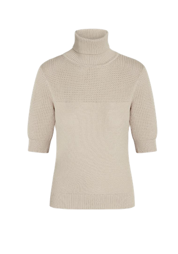 Short Sleeve Knit Sweater - Sara Tamimi - Modalova