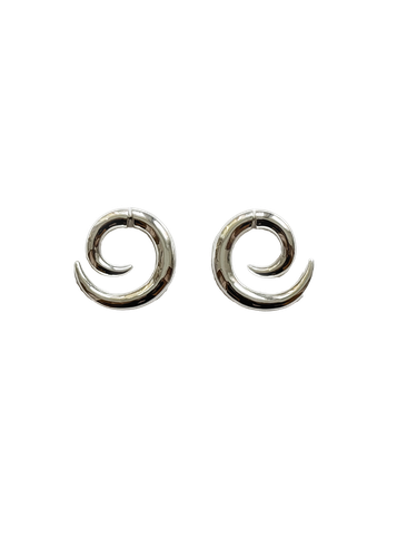 Eternity earrings - Silver - Pair - POEM Objects - Modalova