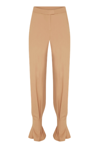 Raff Asymmetric Cotton Trousers - Nazli Ceren - Modalova