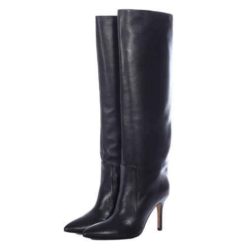 Toral Black Leather Knee-high Boots - Toral - Modalova