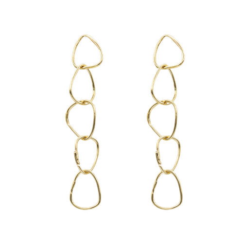 Tiny Five Gold Drop Earrings - Ali Grace Jewelry - Modalova