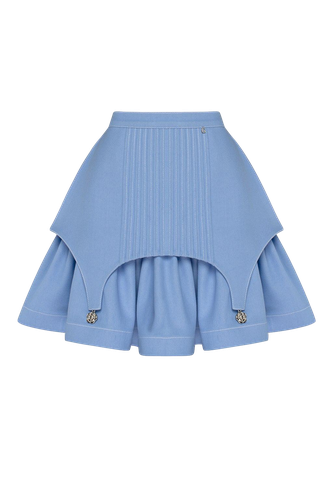 Mini Flounced Skirt - Guranda - Modalova