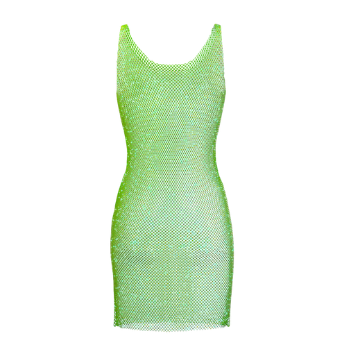 Lime Green Sydney Mini Dress - Santa Brands - Modalova