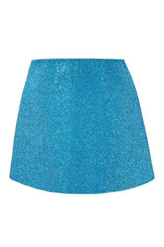 Camille Skirt Aquamarine Blue - NUÉ - Modalova