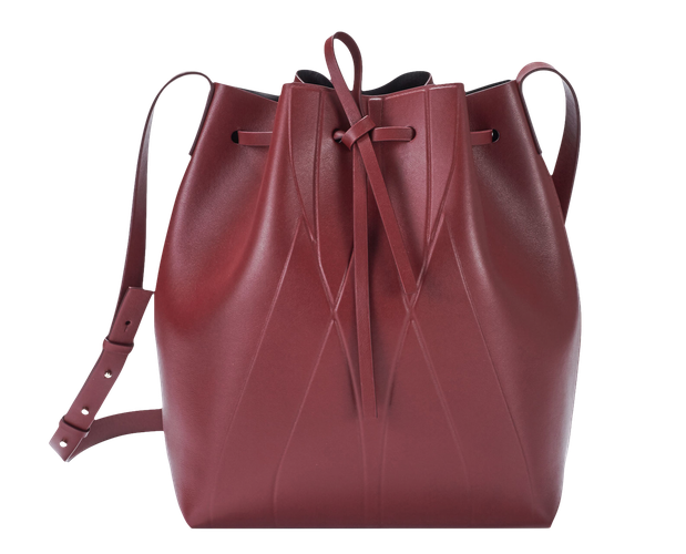 Geo Bucket Bag Bordeaux - Alesya  Orlóva - Modalova