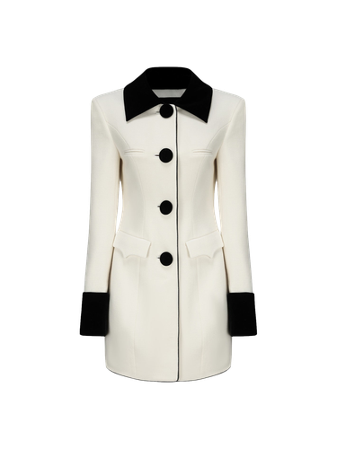 Jillian Coat (White) - Nana Jacqueline - Modalova