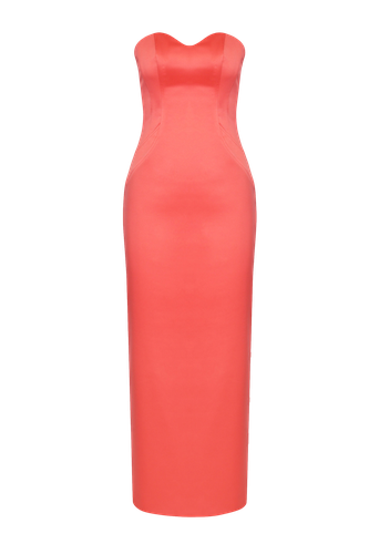 Coral corset dress - Lily Was Here - Modalova