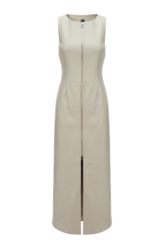 Bella Front Zip Dress - LETOIT - Modalova