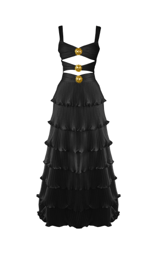 Devin Dress - Black - Gigii's - Modalova