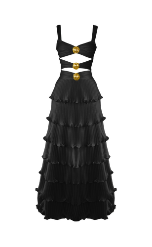 Devin Dress - Black - Gigii's - Modalova