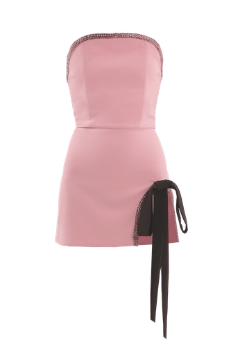 Pink crystal mini dress - Compte Spain - Modalova