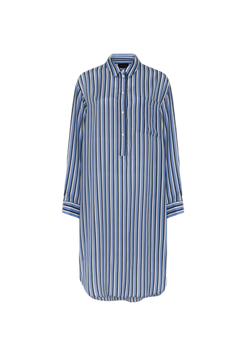 Meyer Dress - Navy Blue Stripe - HERSKIND - Modalova
