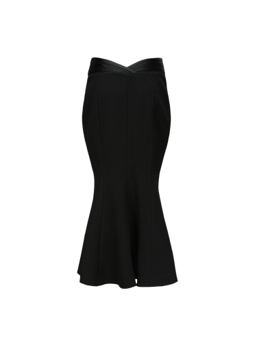 Belle Satin Skirt (Black) - Nana Jacqueline - Modalova