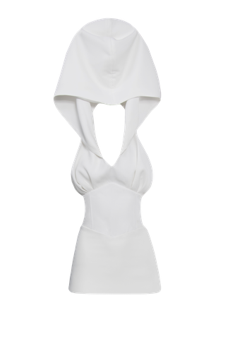 Hooded mini dress - Vestiaire d'un Oiseau Libre - Modalova