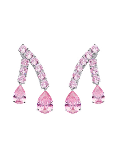 Bella Earrings (Pink) - Nana Jacqueline - Modalova