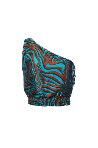 Mint Marilyn Top With - ANDREEVA - Modalova