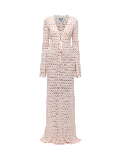 EJONA Pink Knit Dress - MAET - Modalova
