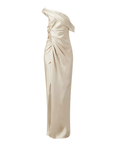 Sahar Cold Shoulder Gown Almond - SIMKHAI - Modalova