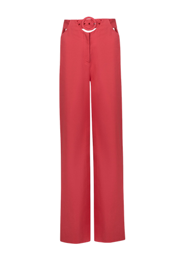 Red Cutout Pants - F.ILKK - Modalova