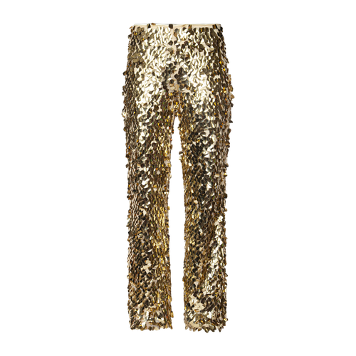 Gold Sequin Trousers - LVFD London - Modalova