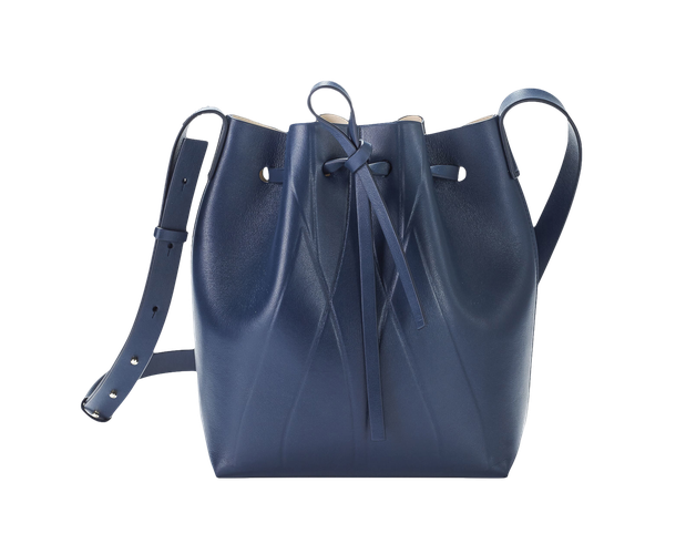 Geo Bucket Bag Mini Blue - Alesya  Orlóva - Modalova