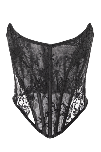 Chat Noir Bustier | Women's Corsets - Aureliana - Modalova