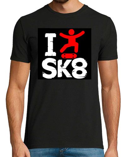 Camiseta I love Sk8(2) - latostadora.com - Modalova