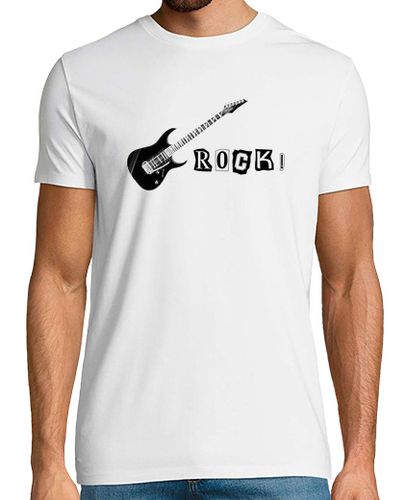 Camiseta Rock guitarra blanca - latostadora.com - Modalova