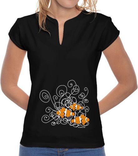 Camiseta Mujer Cuello Mao Clownfish laTostadora - latostadora.com - Modalova