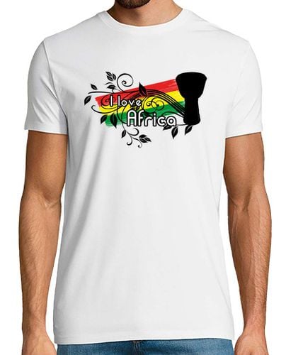 Camiseta Hombre Manga Corta I love Africa laTostadora - latostadora.com - Modalova