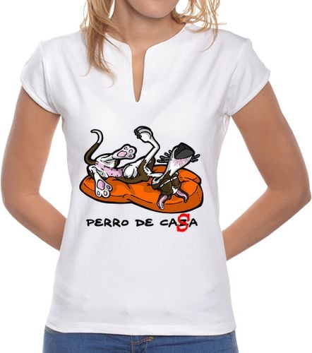 Camiseta Mujer Cuello Mao perro de caSa laTostadora - latostadora.com - Modalova