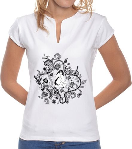 Camiseta Mujer Cuello Mao Pin up laTostadora - latostadora.com - Modalova