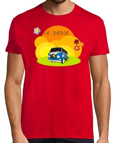 Camiseta Tostada VW Hippie v.01 - latostadora.com - Modalova