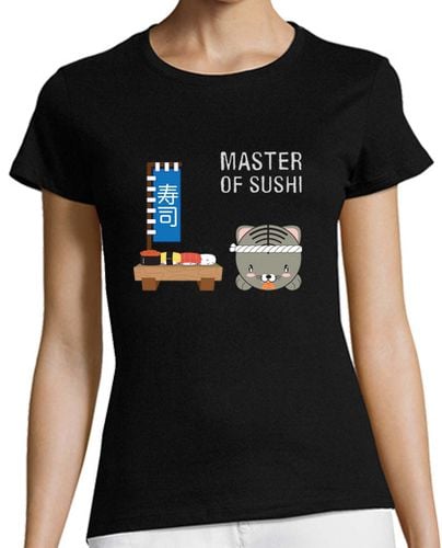 Camiseta Mujer Manga Corta Animaru Master of Sushi laTostadora - latostadora.com - Modalova