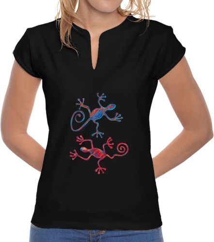 Camiseta mujer Salamandras 1 - latostadora.com - Modalova