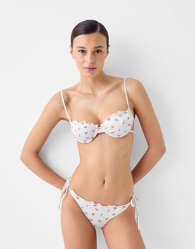 Top Bikini Aro Cerezas Mujer L - Bershka - Modalova