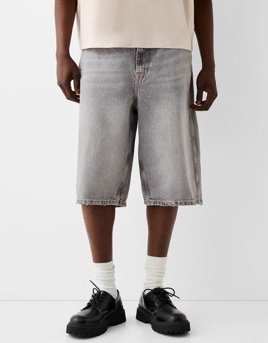 Bermuda Denim Skater Hombre 36 - Bershka - Modalova