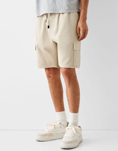 Bermuda Jogger Cargo Soft Hombre L - Bershka - Modalova